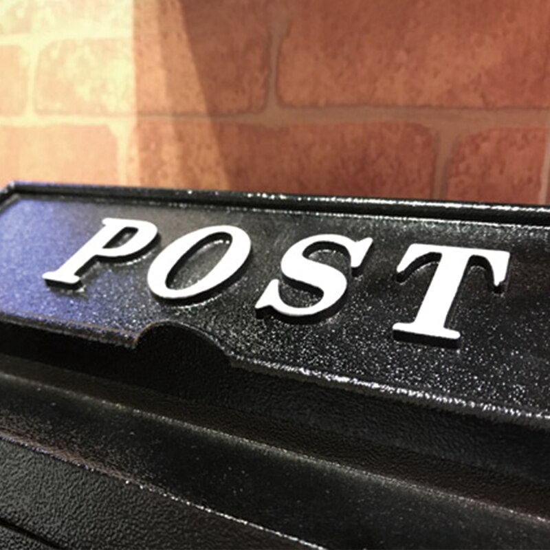 Modern Outdoor Post Rustic Wall Mount Mail Box Street House Letter Mailbox