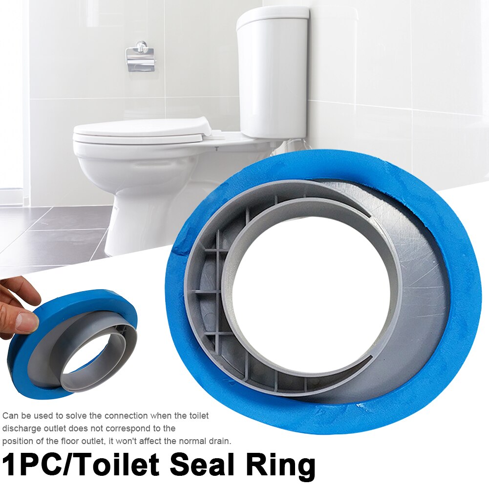 Household Toilet Seal Ring Leakproof Rubber Dough Drain Pipe Bathroom Supplies Odor Resistant Adjustable Distance Washer Gasket