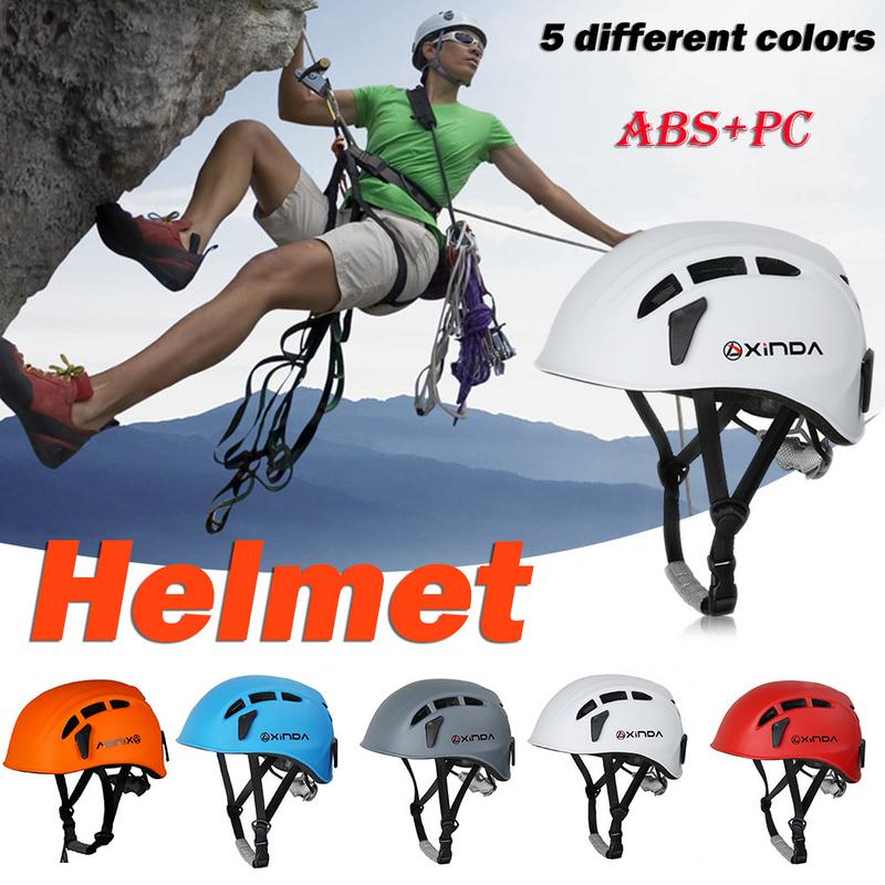 Unisex Outdoor Rock Climbing Helmet Outdoor Sports Safety Equipment Helmet Caving Rescue Mountaineering Protected Helmet