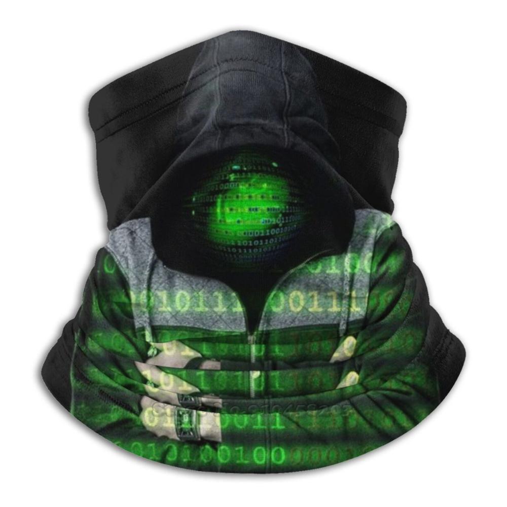 Hacker 3D Bandana Face Neck Warmer Soft Fleece Mas... – Grandado