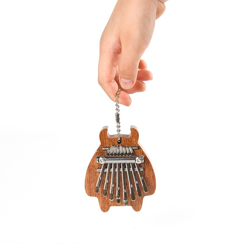 -8 Keys Portable Mini Thumb Piano with Lanyard Mini Piano Musical Instruments Good for Kids and Adults Beginners