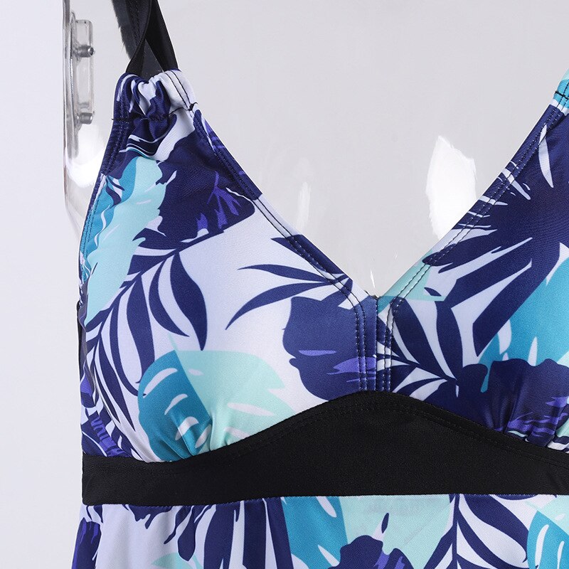 årgang retro skrive ut tankini badedrakter kvinner pluss størrelse 6xl badetøy høy midje badedrakt badedrakter sommer Strand slitasje