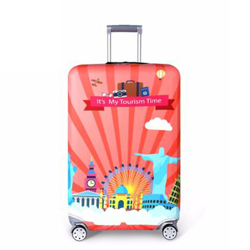 Luggage Cover - Elastic Travel Suitcase Protector - Fits 18"-32" Suitcases - Polyester