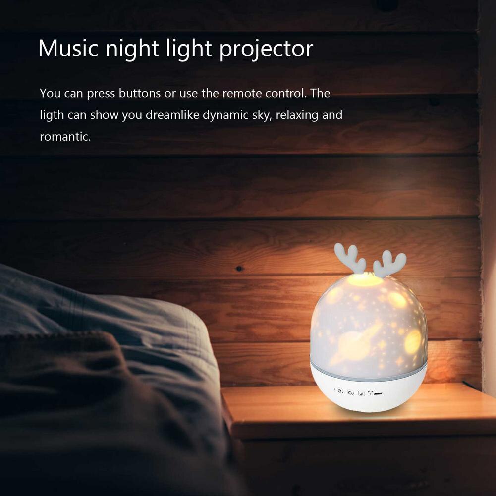 Projection Light Bluetooth Elf Projector Lamp Night Light Hanging Strange Sleep Aid Projection Night Light Lamp