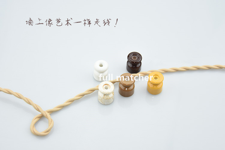 5 pieces 10 pieces 50 pieces Porcelain Insulator for Wall Wiring Ceramic Insulators With Screw