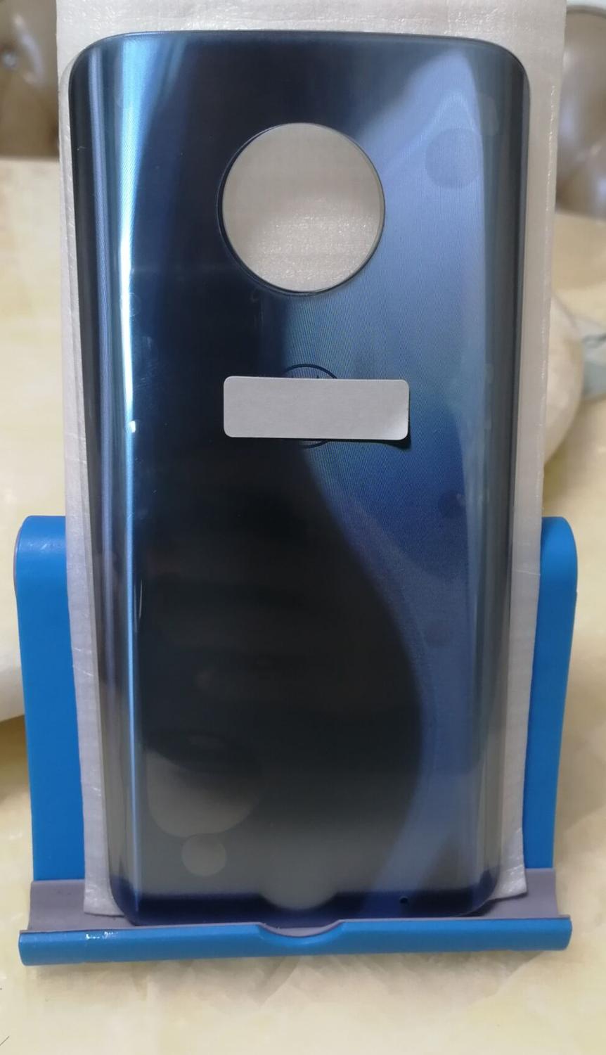 Voor Motorola Moto G6 Plus Achterpaneel Cover Terug Glas Vervangende Onderdelen Voor G6 XT1925 XT1925-6: G6 sky blue