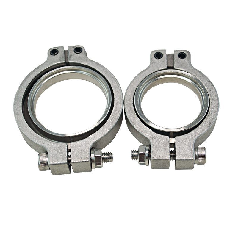 RESO--V Band Clamp Set Kit W/ Screws Nuts and Seals Fit for Tial 44mm wastegate