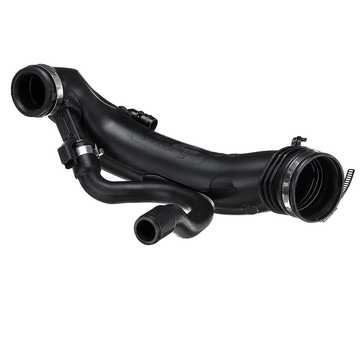 Inlaat ontluchtingspijp Voor Peugeot 207 308 408 3008 5008 Voor RCZ 1.6 T 16 V Luchtinlaat Siliconen Slang Motor AirBox Inlaat Connector Slang Luchtinlaatpijp (Kleur : zwart