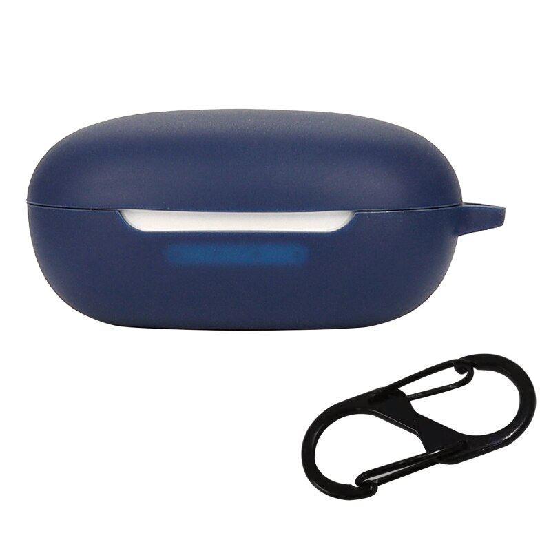 Boîtier pour écouteurs sans fil JBL Free II 2, housse en Silicone, résistant aux chocs, Anti-poussière, lavable: Deep blue