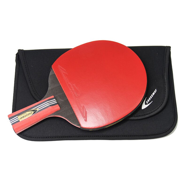 Raqueta De Tenis De Mesa DHS 8 Star 8002 - Pala Profesional, 5 Madera + 2 Carbono Aryslate, Gomas Hurricane 3 Y Hurricane 8