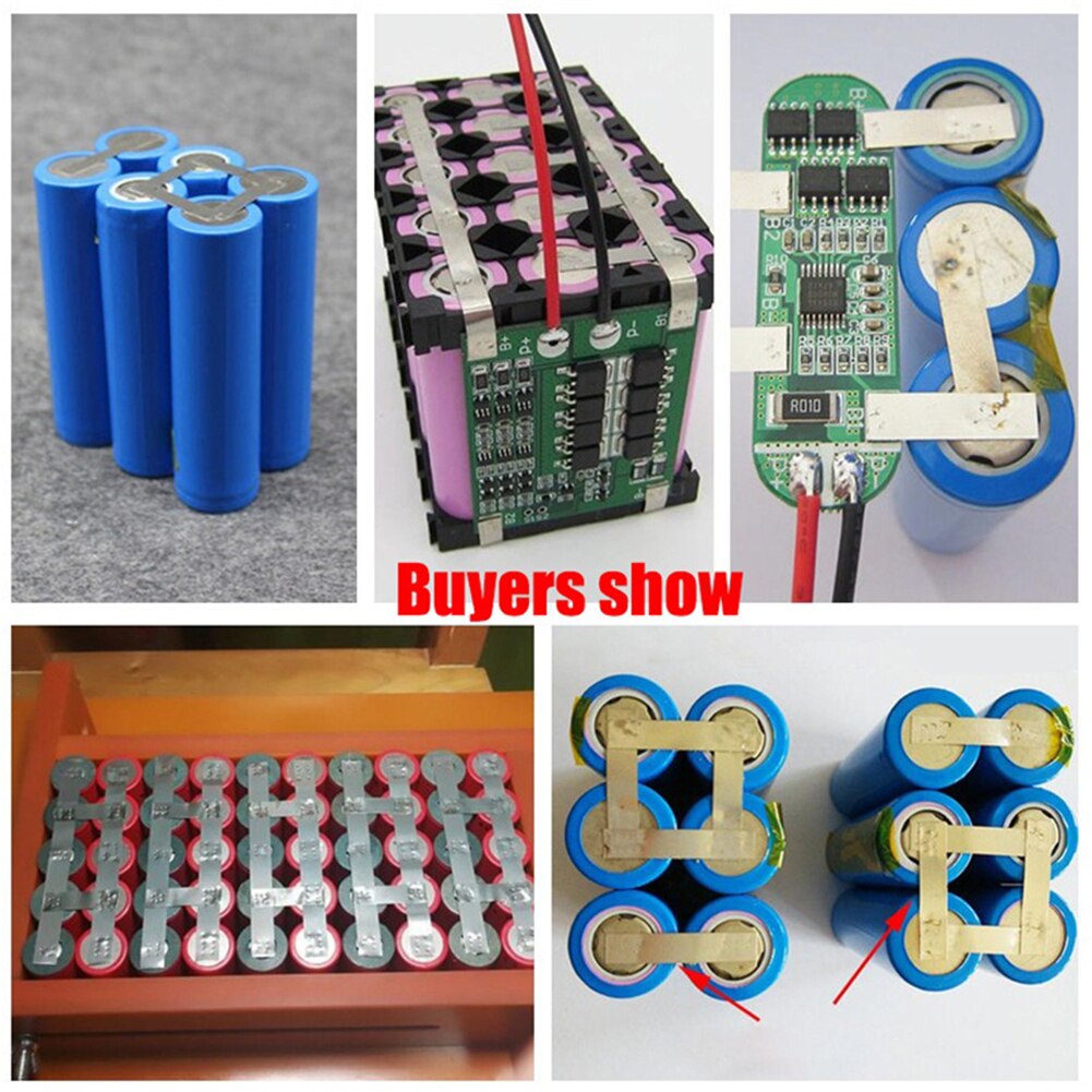 10m 18650 Li-Ion Batterie Nickel Blatt Platte Stahl Gürtel Streifen 0,1mm batterie stecker spot schweißen 3/4/5/7/8mm für 18650 Ladung
