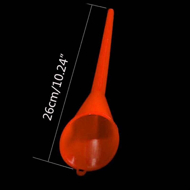 Auto Tanken Lange Mond Trechter Benzine Motorolie Additief Motorfiets Farm Machine Gebruik Handige Anti-lekkende Filler Supply: Oranje