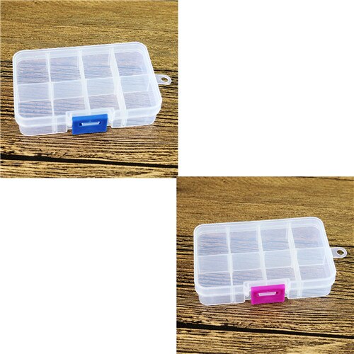3 farver 1 stk 7 dage ugentligt 8 slot tablet pille medicin æske holder opbevaring organizer container taske pille æske splittere