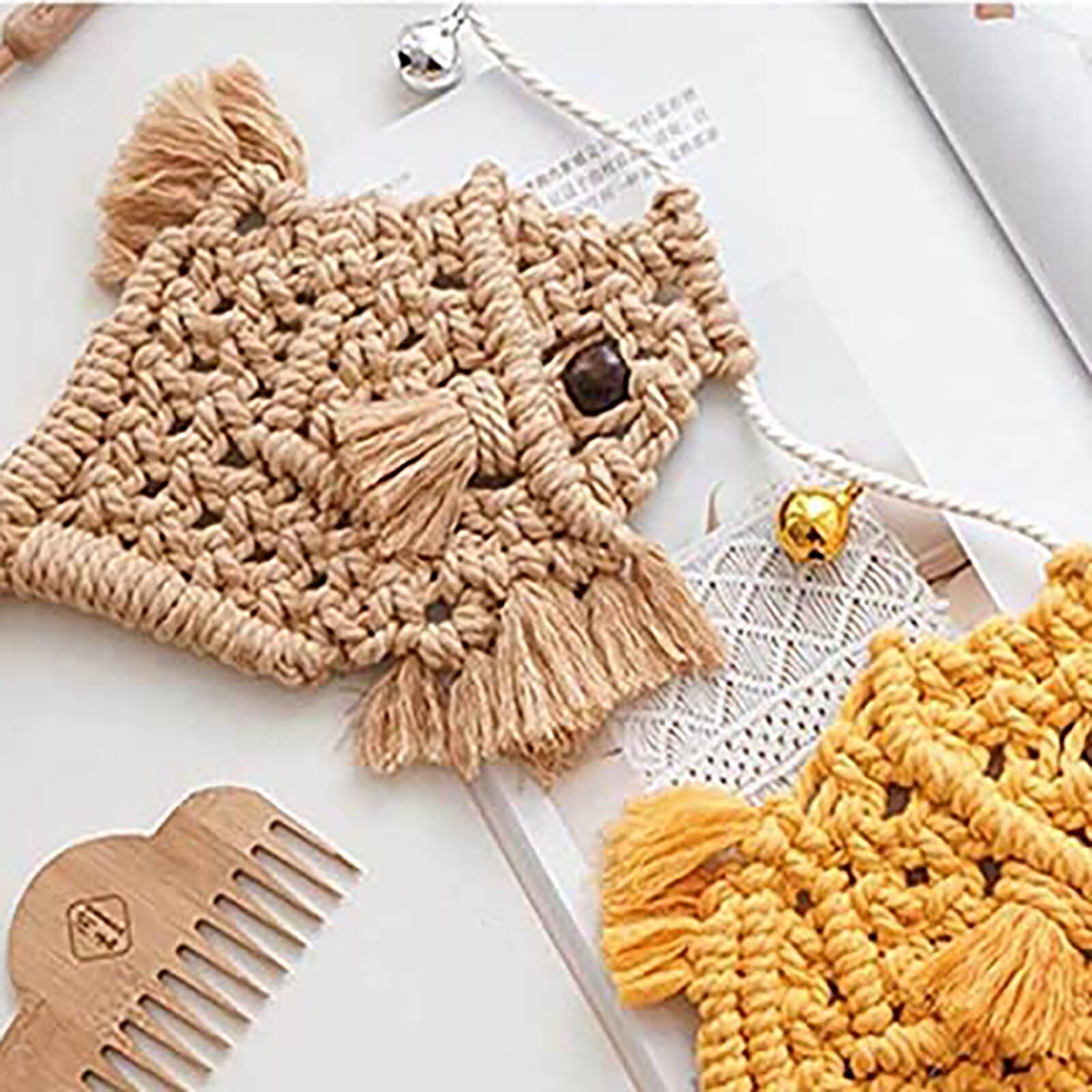 3mm Macrame Cotton Cord Hanging Rope Craft Cord DIY Crafts Knitting 100M