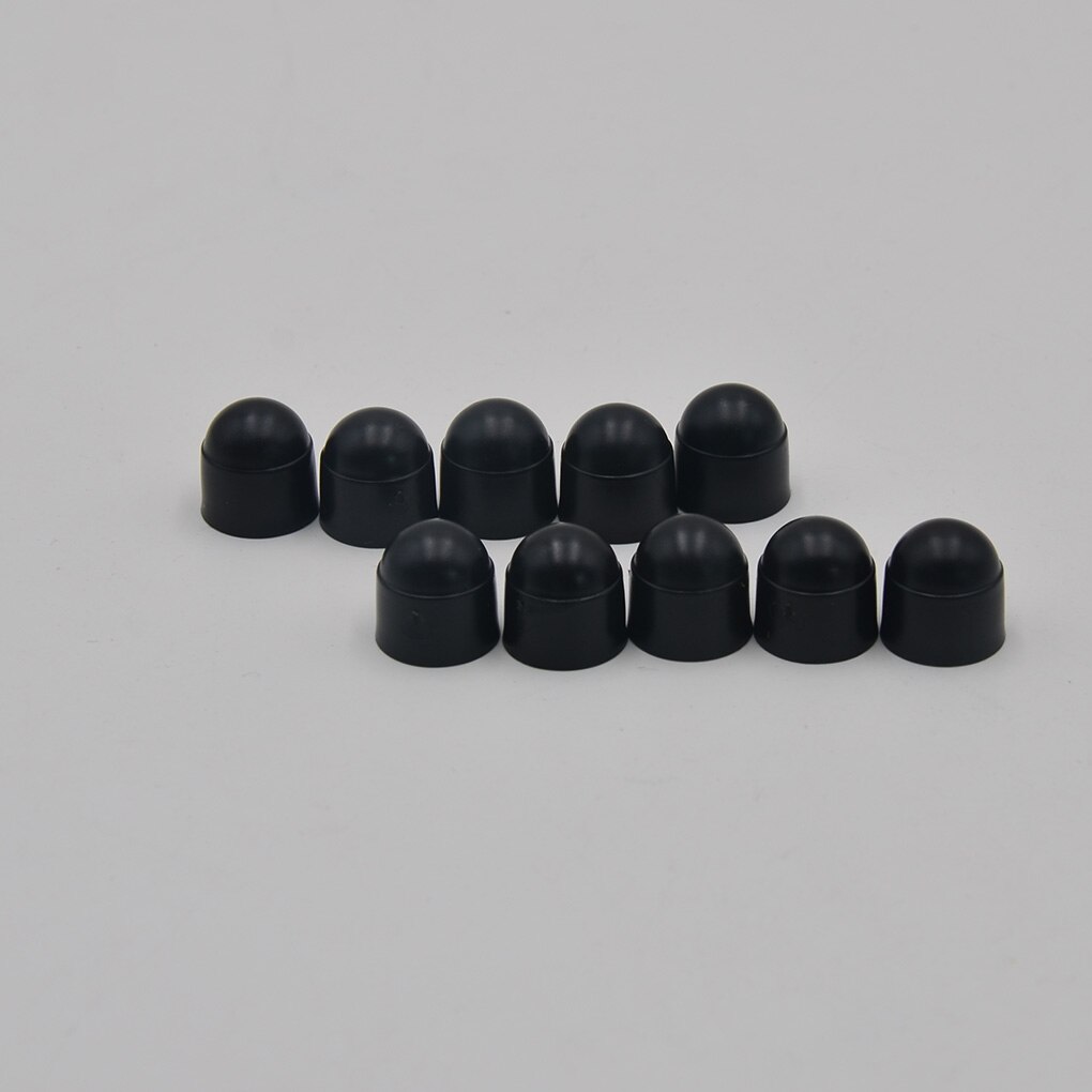 20PCS M6 M8 M10 M12 Bolt Nut Dome Plastic Protection Caps Cover Exposed Hexagon Hex Screws Practical Tools Black