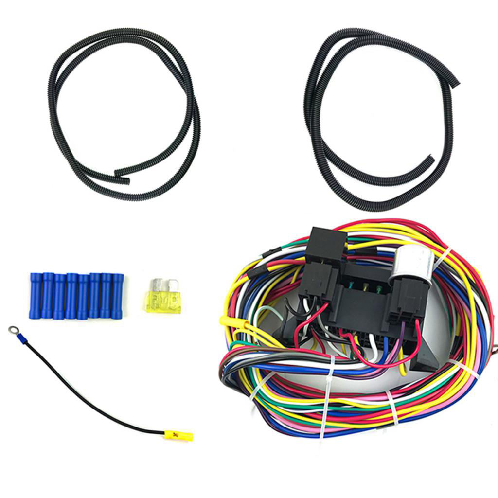 12 Circuit Wiring Harness Kit Wiring Harness Muscle Car XL Wires