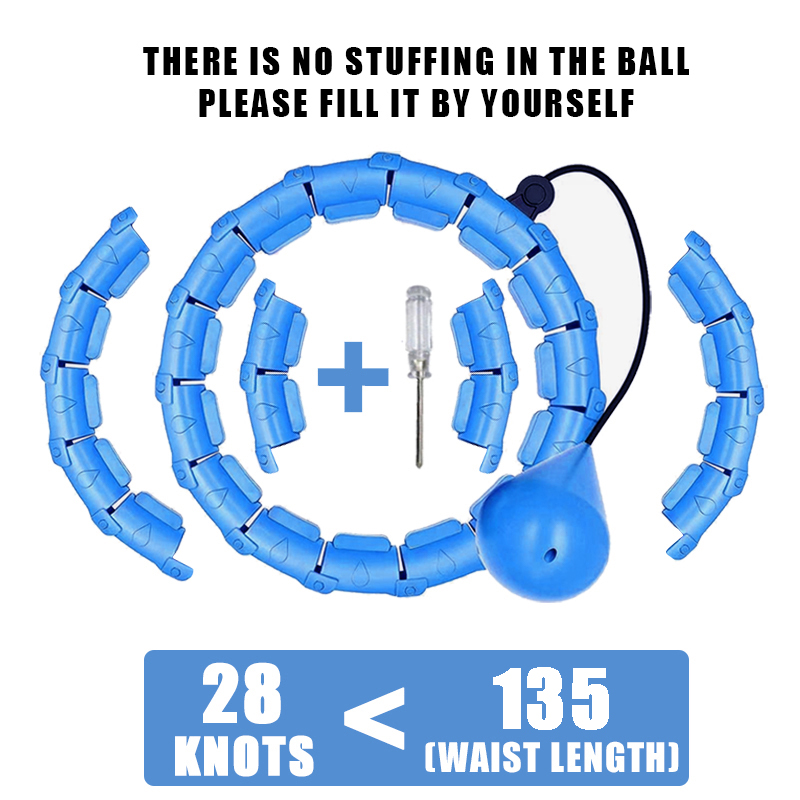 Cerchio per esercizi ponderato per adulti Cerchio per fitness infinito con nodi di perdita di peso con collegamenti aggiuntivi 2 in 1 regolabile e staccabile: Avorio