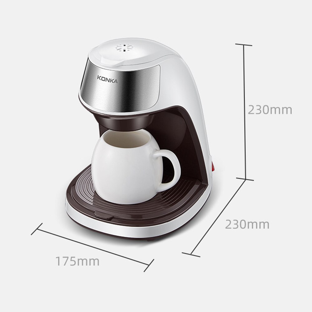 Home Office Special American Coffee Machine Automatic Dripping Coffee Maker Brew Tea Coffee Powder Free Ceramic Coffee Machine
