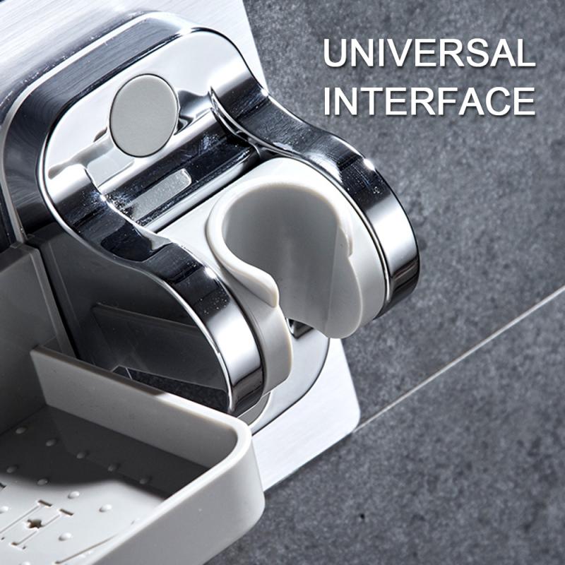 Bathroom Shower Seat Bracket Strong Vacuum Suction Cup Wall Mount Holder Hand Shower Head Bracket Bathroom Accessories