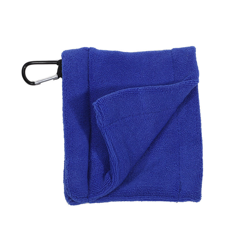 Golf Ball Reinigung Handtuch Platz Mikrofaser Golf handtuch Golf Absorption Reiniger Wischen Tuch Sauber Reinigung Zubehör Tragbare: Schwarz