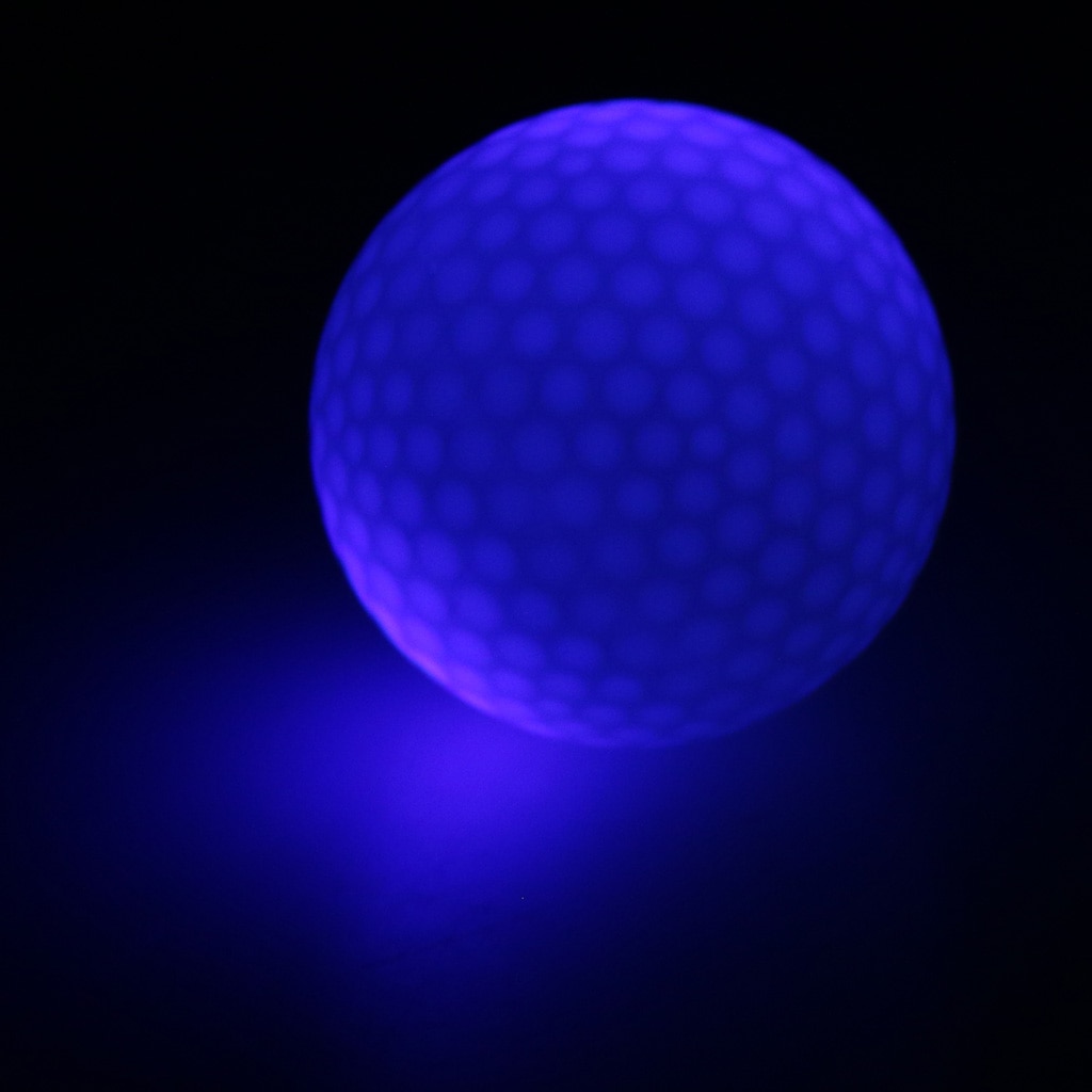 Farverige førte lys op golfbolde nat golfbold officiel størrelse vægt glød i mørke perfekt til golf langdistance praksis