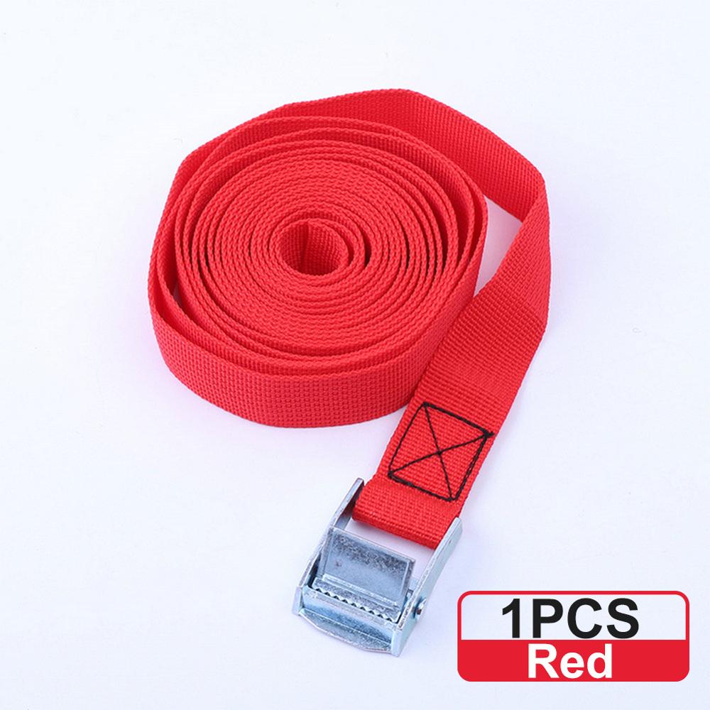1M Buckle Tie-Down Belt cargo straps for Car motorcycle bike With Metal Buckle Tow Rope Strong Ratchet Belt for Luggage Bag: 1