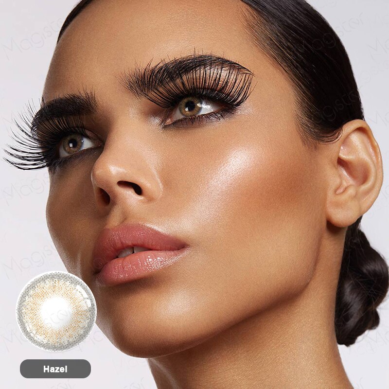 1pair Colorful Contact lenses for eyes Cosmetic Natural Color Coloured