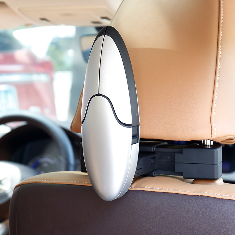 E-FOUR Auto Doek Hanger Achterbank Kleerhanger Hoofdsteun Auto Pak Hanger voor Jas Auto Jas Hanger Universal Vouwen haak