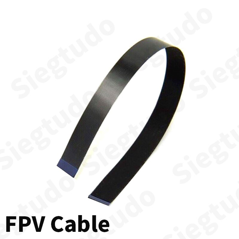 FPV Micro Mini HDMI 90 Degree Angled Adapter FPC Flat Cable Pitch 20pin Plug Connector: FPV Cable 80cm