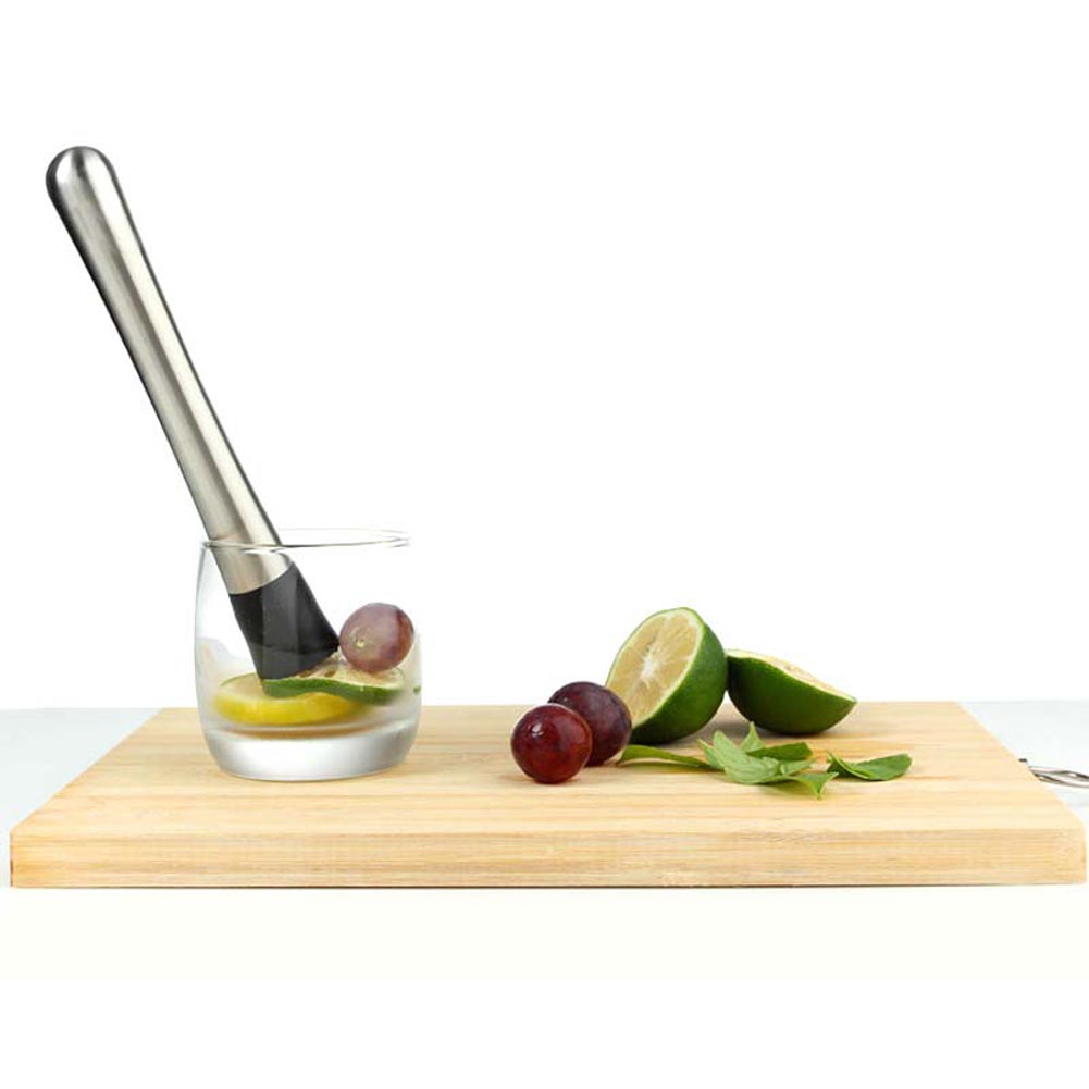Muddler Rvs Bar Mixer Bar Mojito Cocktail Diy Drinken Fruit Muddler Verpletterd Ijs Bar Tool Hfing