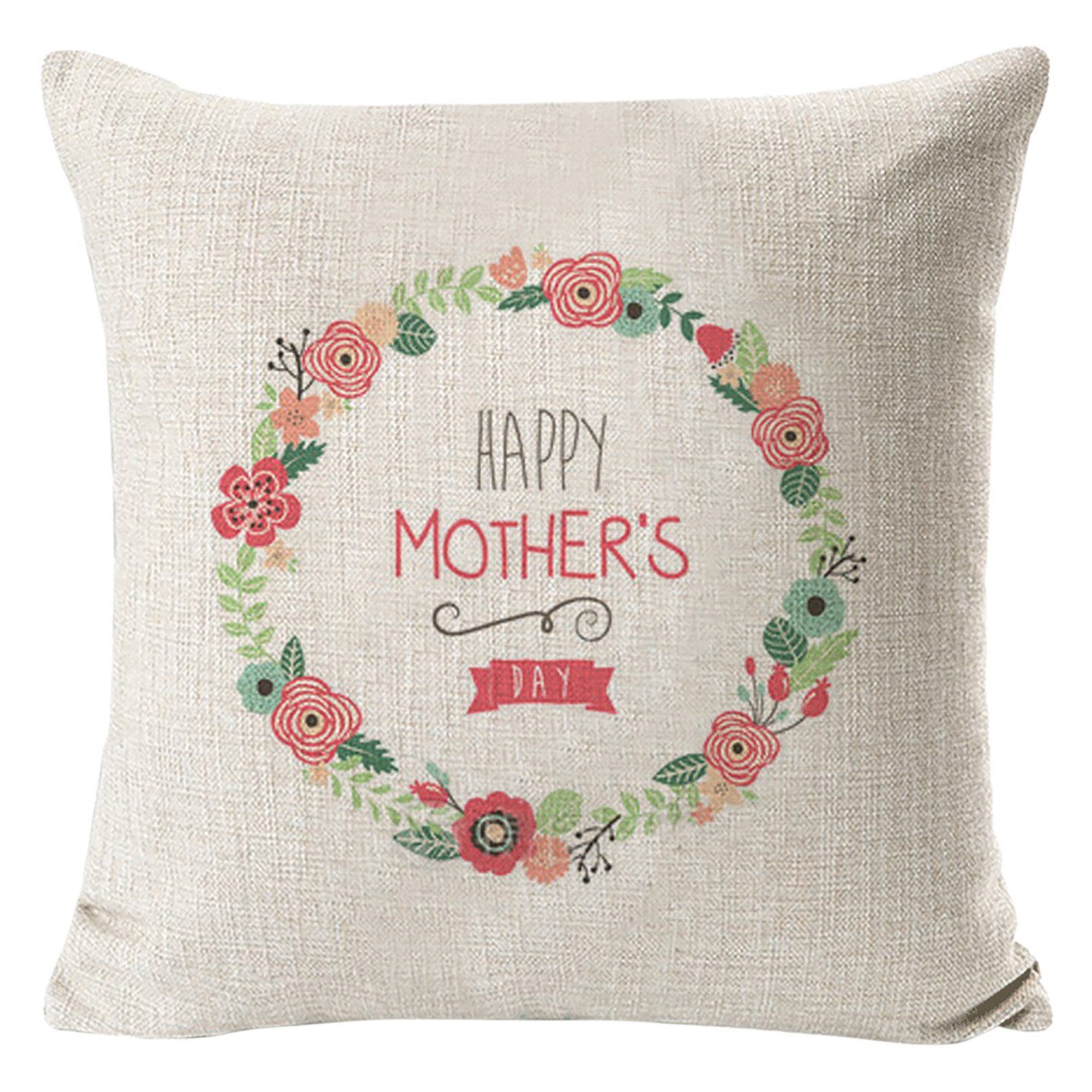 Cojín con estampado de letras para sofá, funda de almohada de 45x45 cm, decoración para el hogar,: C
