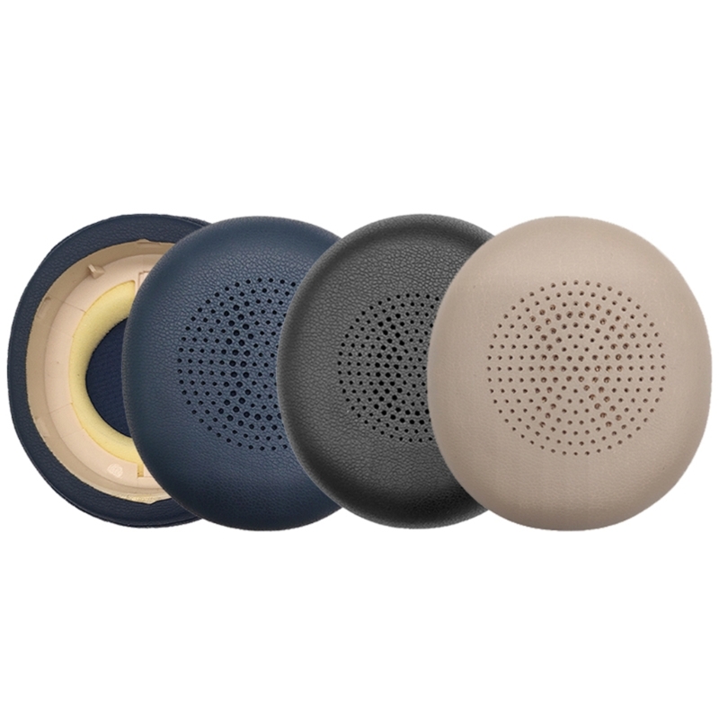 Leather Ear Pads for JABRA ELITE 45H Evolve2 65 Headphone Comfortable Earpads Cushions Pads Replacement