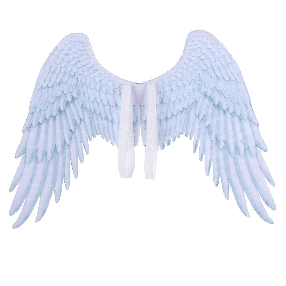 Costume 3D d&#39;ange diable à grandes ailes noires, accessoires de Cosplay pour fête à thème de Mardi Gras, pour enfants et adultes: Baby 1