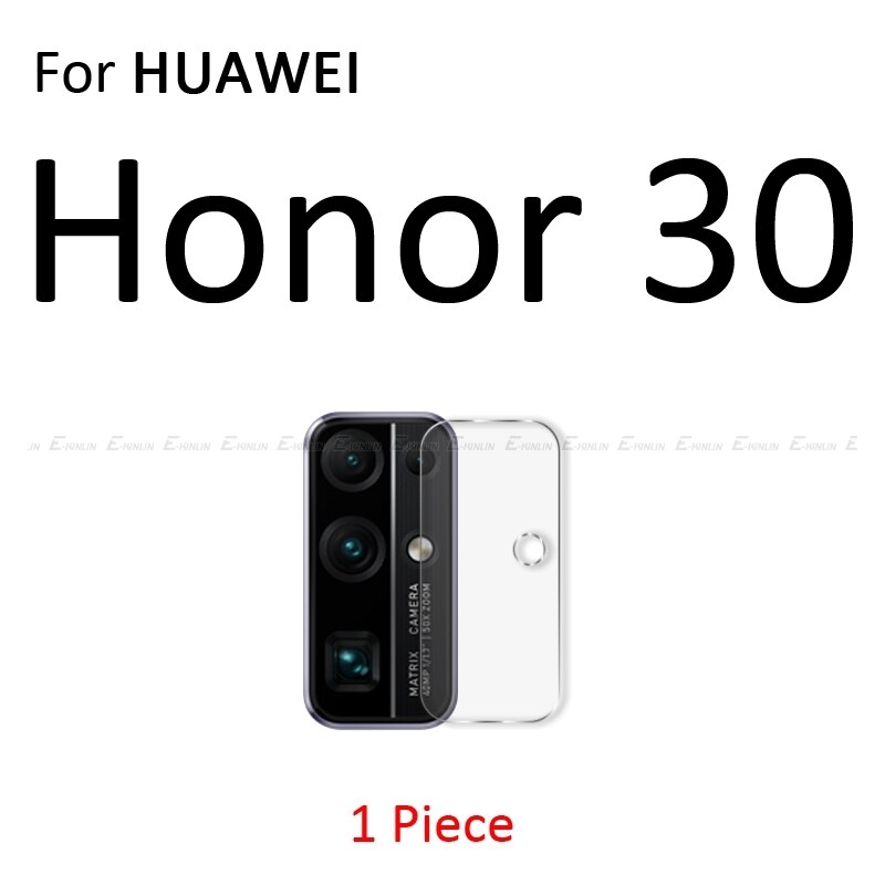 Back Camera Lens Voor HuaWei Honor 30 Pro Plus Lite 30S Beschermfolie Achter Screen Protector Helder Gehard Glas: For Honor 30