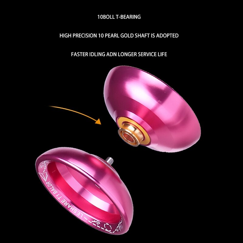 Yoyo non reattivo Yoyo competitivo yo-yo, lega Yoyo per principianti, trucchi facili da praticare, con corde