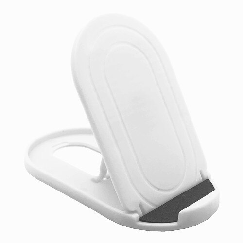 5 Color Universal Foldable Desktop Phone Holder Stand Portable Plastic Mount Stand For iPhone Mobile Phone Tablet Desktop Holder: White