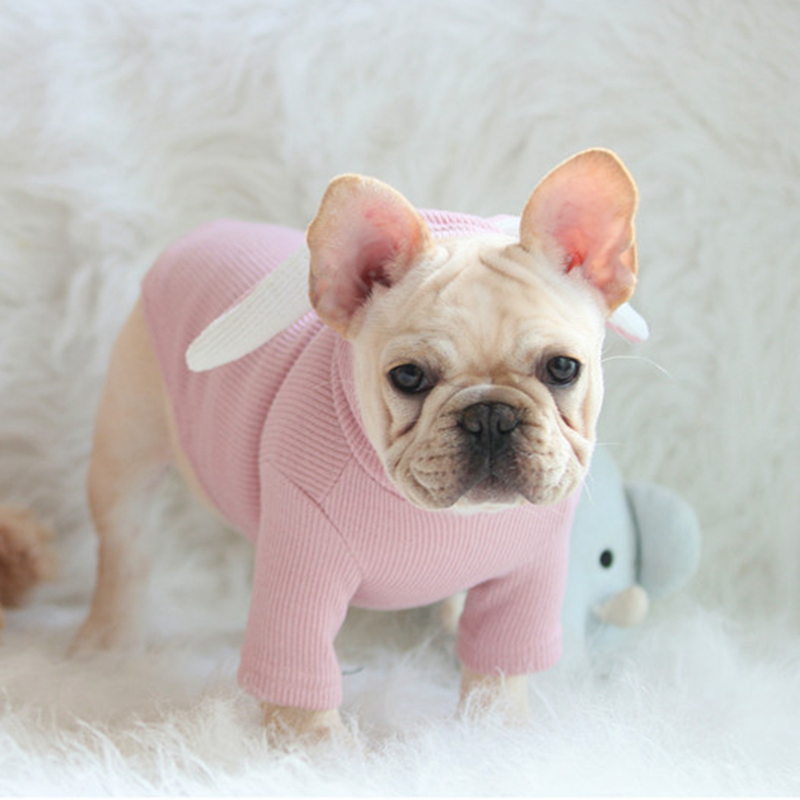 Vêtements en oreilles de lapin et de lapin, nouveaux vêtements pour chiens et chats, pull pour chiens et chats, bouledogue français, 7 tailles disponibles