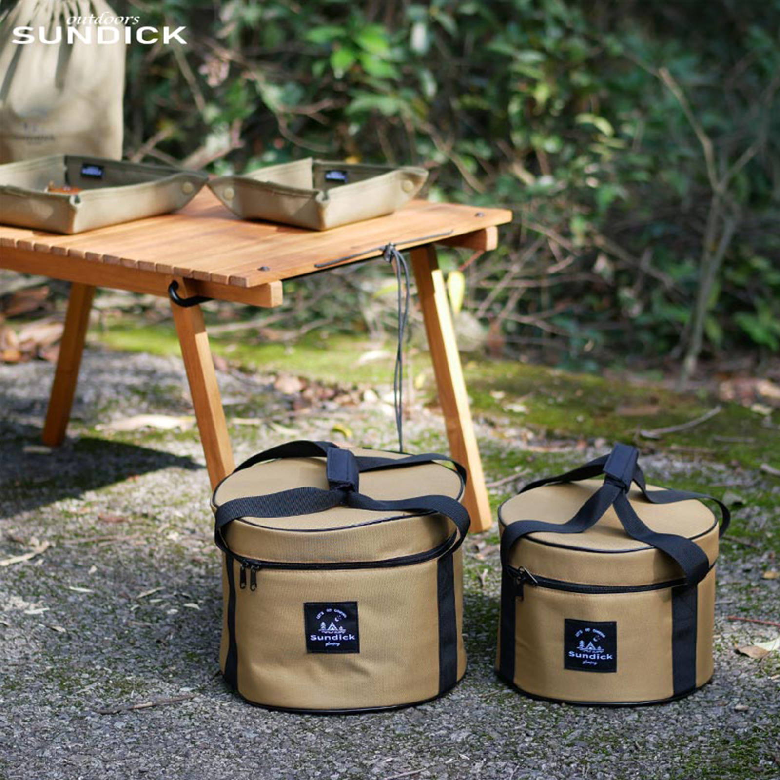 9/14L Storage Organizer Camping Stoves Storage Bag Waterproof Portable Cookware Dinnerware Organizer Camping Outdoor Supplies