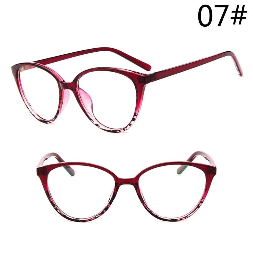 Wishclub retro briller runde metal briller kvinder mænd almindeligt glas kvindelige transparente briller: 7