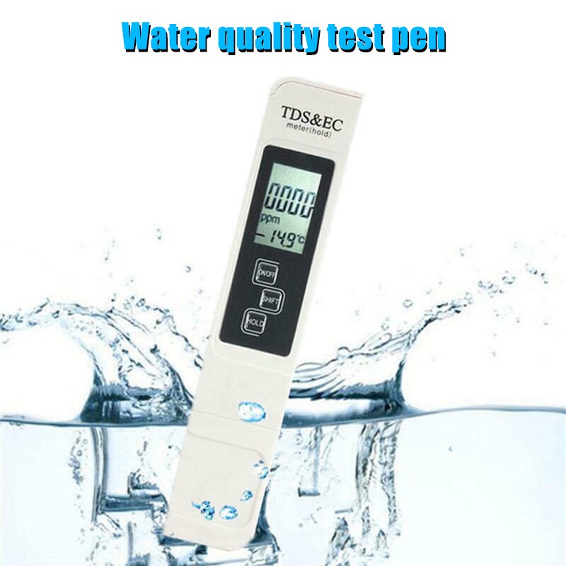 Digital ph meter tester akvarium lcd pen monitor tds ec vandmåler tester bedste pris