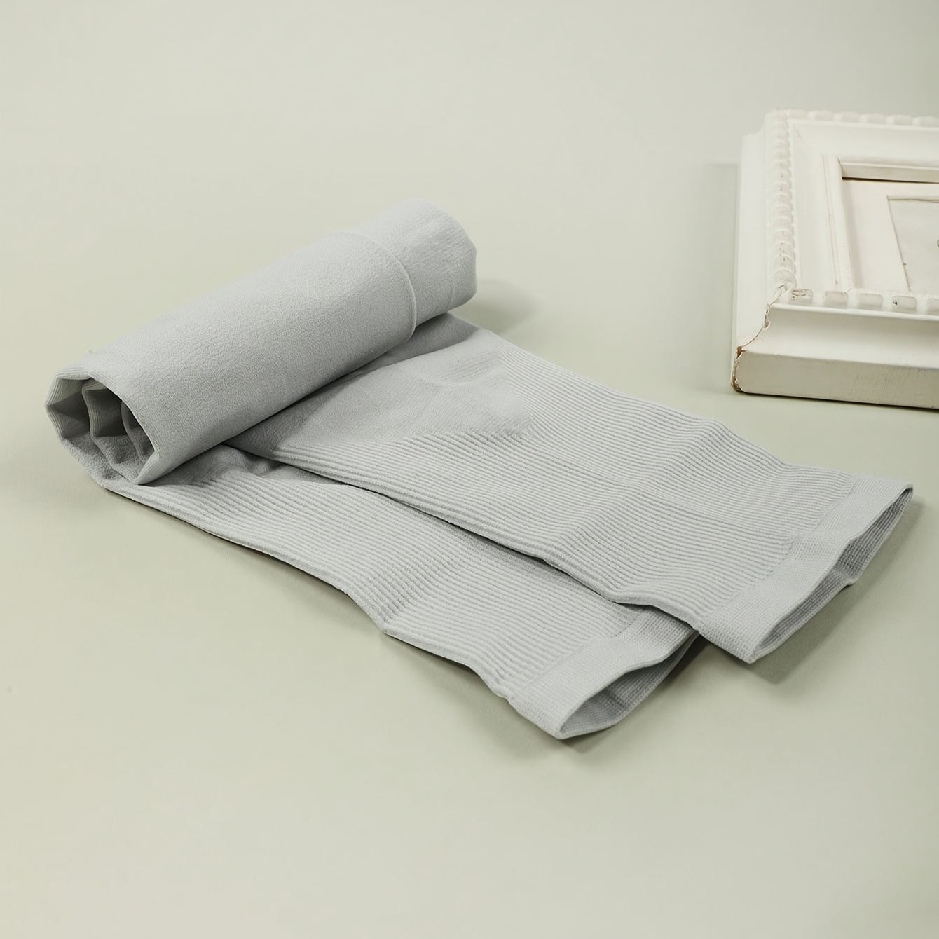 1 par/3 pares de mangas de verano para mujer, ajuste elástico, protección solar, absorción del sudor, accesorios para excursiones de ocio: Gris