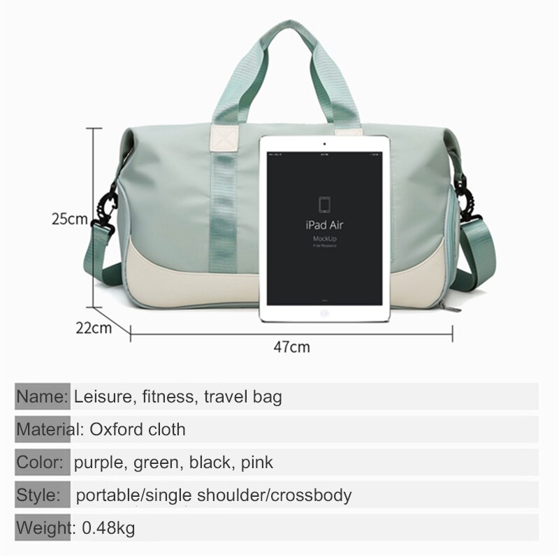 Bolsa de lona de nailon para Yoga para hombre y mujer, bolsa de lona para gimnasio, para entrenamiento en , bolsa deportiva para zapatos