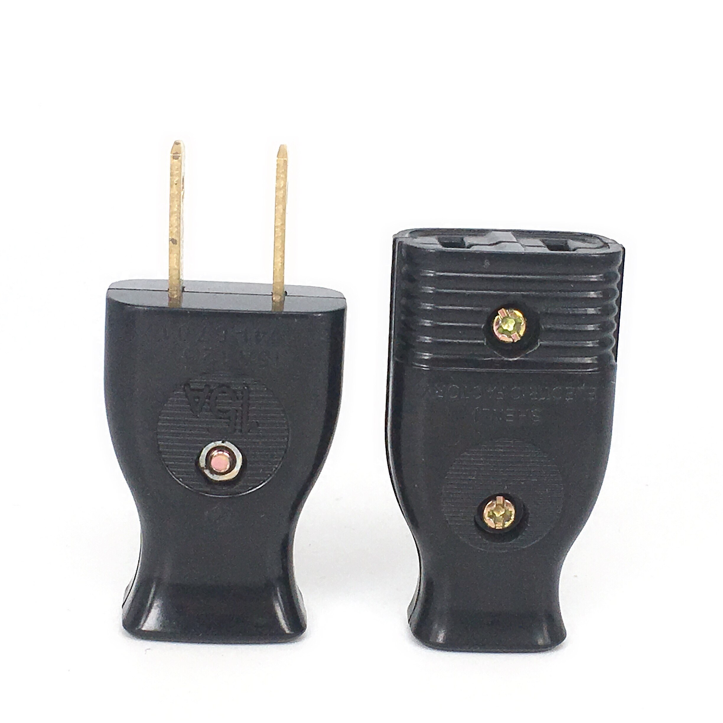 America 2 Pole 15A Male US Wiring Plug Adapter Female Socket Type A Power Strip Connector Japan Rewirable Cable Convert Plug