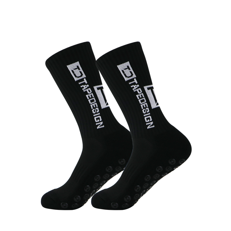 Nuevos calcetines deportivos de fútbol antideslizantes, calcetines de fútbol transpirables y gruesos para hombres y mujeres, calcetines para correr al aire libre y ciclismo
