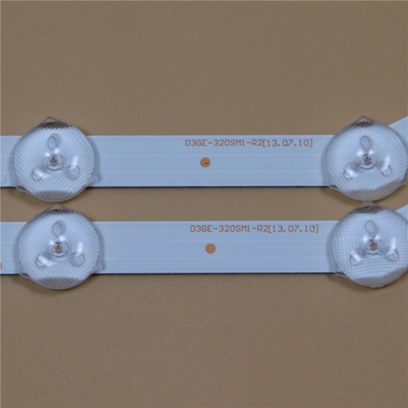 Barre luminose a LED TV da 32 pollici per Samsung Strips Strips Strips Kit strisce retroilluminazione 12 lampade a LED lente 2 bande