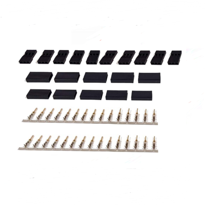 Connecteur de récepteur Servo Jr Futaba, 5/10 paires, prise avec serrure et bornes mâles et mâles et femelles plaquées or, Kit de broches à sertir pour batterie RC: Violet