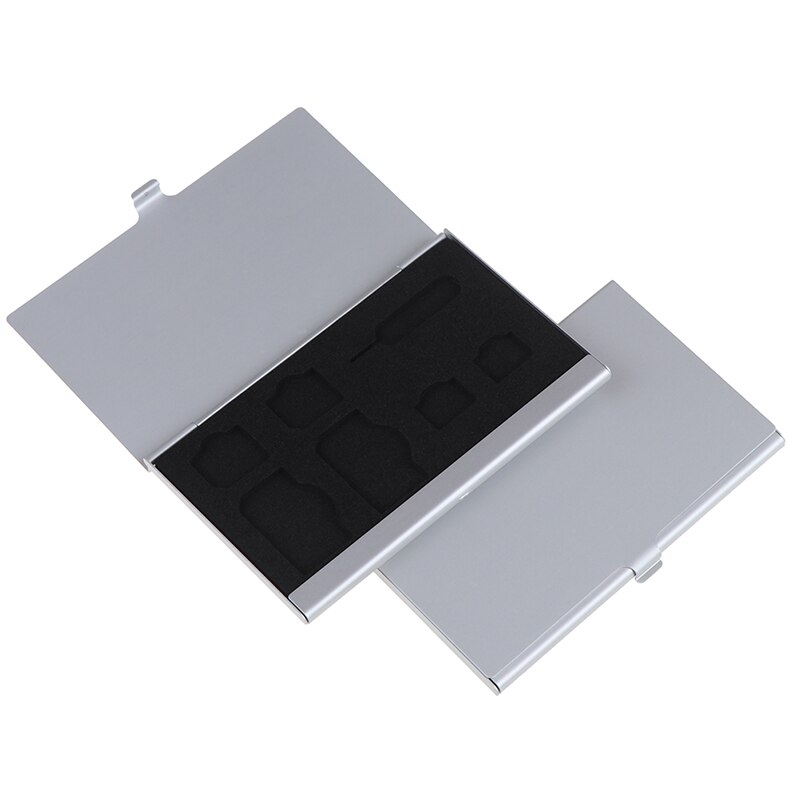 Aluminum Alloy Portable 3 In 1 Aluminum For SD Card Holder Memory Cards Storage Box Case Holder Protector Easy Carry