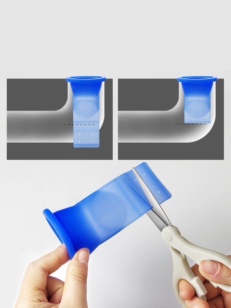 Bad geruch-proof leck core silikon unten die wasser rohr draininner core küche badezimmer kanalisation dichtung leck