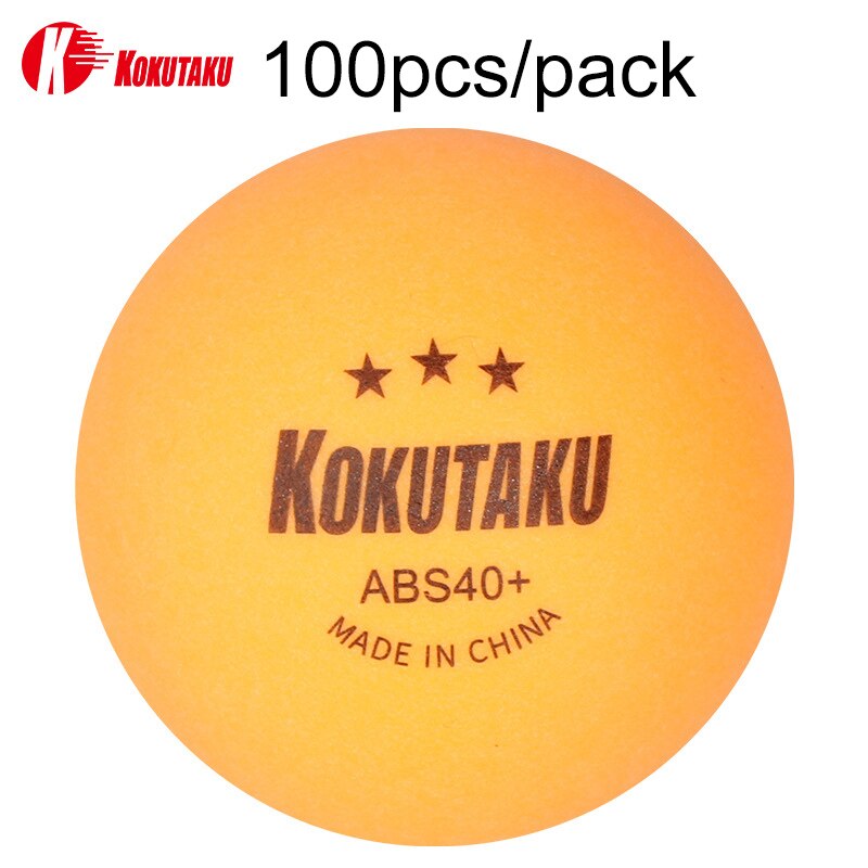 50/100pcs 3-Star Ping Pong Ball 40+ ABS 2.8g Table Tennis Balls White Orange Amateur Advanced Training Competition: Orange 100pcs