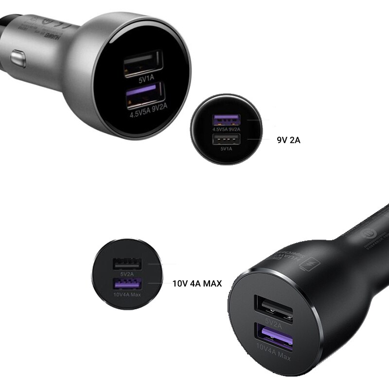 Huawei Autolader Huawei 10V 4A Max Supercharge Omvatten Type C Kabel Carcharger Voor Huawei Mate 20 Pro Honor p20